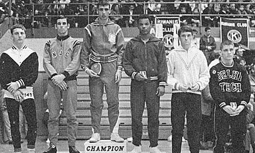 Mike Medchill||Mesa College, Mankato State - NJCAA - Champion 1969||NCAA Div. II - Runner-Up 1971, 1972||NCAA Div. I - Quarterfinals 1972