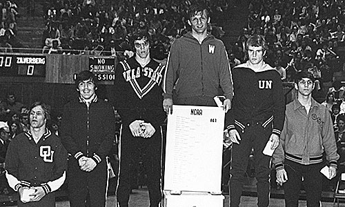 Rich Lawinger||University of Wisconsin - NCAA Div. I - Champion 1974||NCAA Div. I - Runner-up 1973||NCAA Div. I - 3rd Place 1972