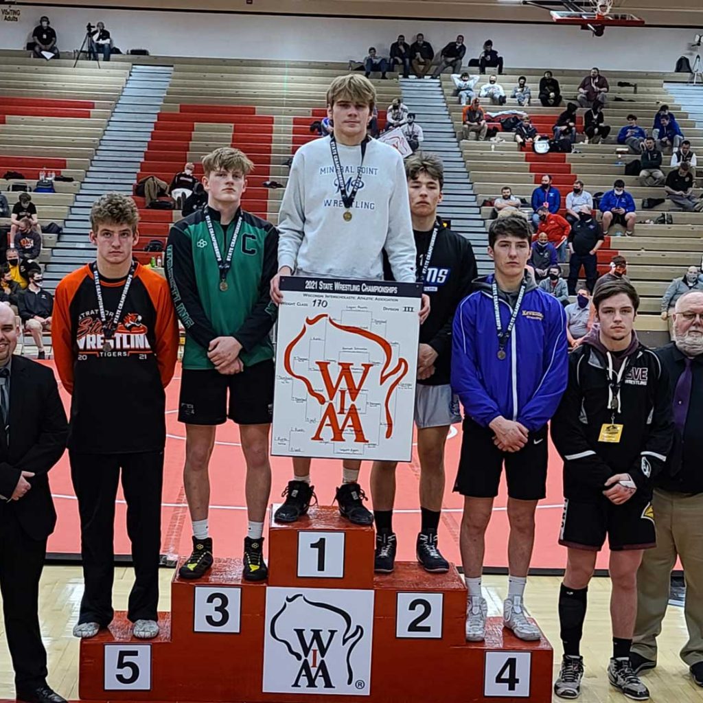 Nolan Springer 170 lb. WI state wrestling champion