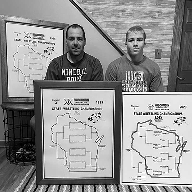 Father/Son State Champions - Gary and Lucas Sullivan